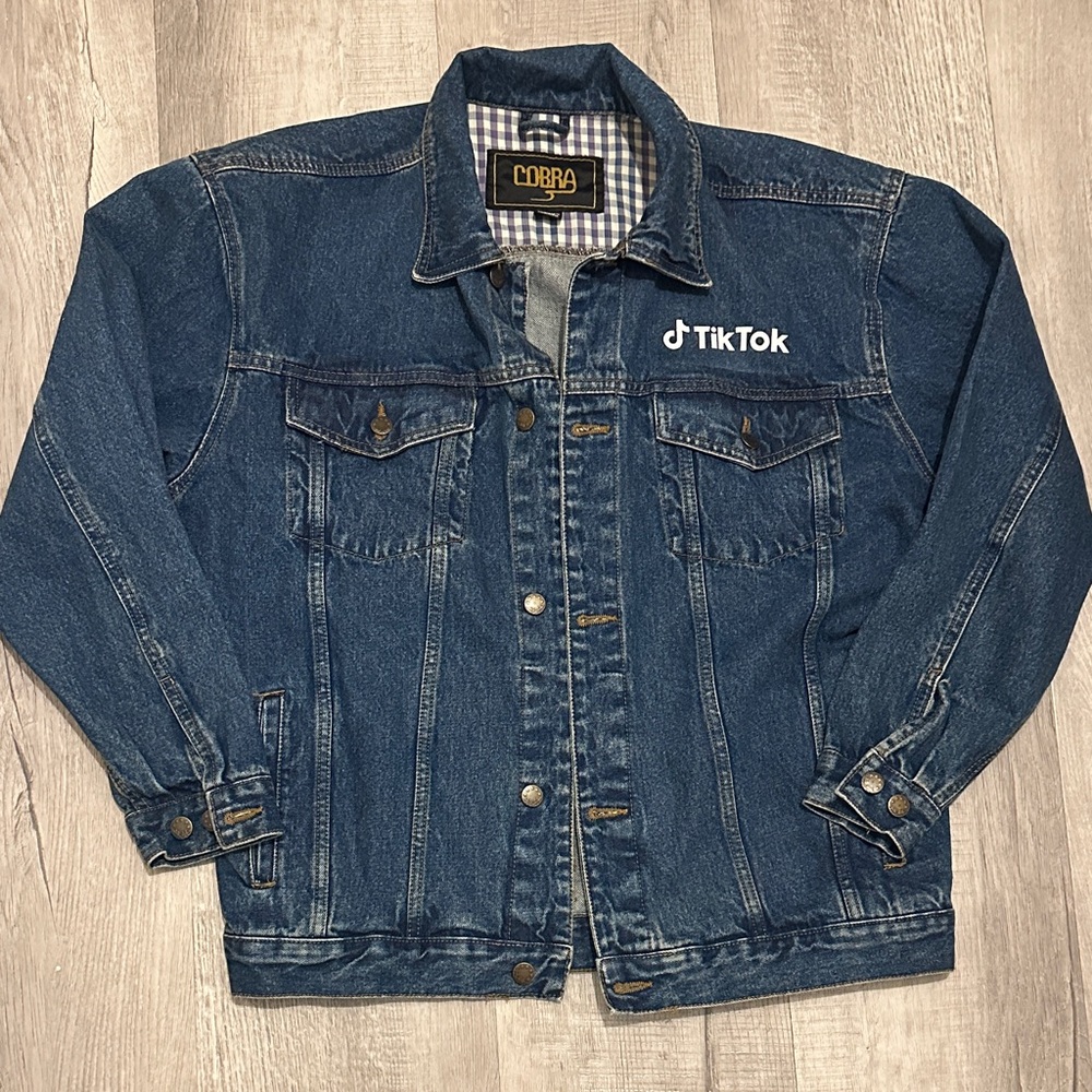 Cobra Denim Jacket with TikTok Logo